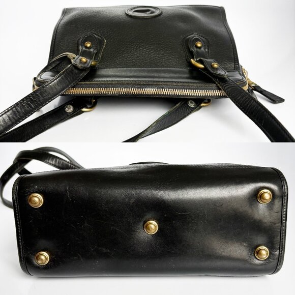 Dooney & Bourke All Weather Leather Carpet Shoulder Bag P147 Black RARE … - Picture 8 of 10